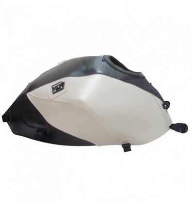 Copriserbatoio Bagster per Kawasaki Z800 in similpelle nero e bianco Copriserbatoio Bagster per Kawasaki Z800 in similpelle nero e bianco