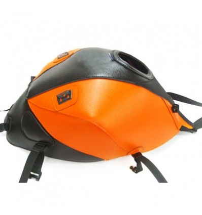 Copriserbatoio Bagster per Kawasaki Z800 in similpelle nero e arancione Copriserbatoio Bagster per Kawasaki Z800 in similpelle nero e arancione