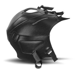 Copriserbatoio Bagster per Aprilia Caponord 1200 in similpelle nero