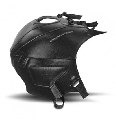 Copriserbatoio Bagster per Aprilia Caponord 1200 in similpelle nero