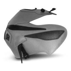 Copriserbatoio Bagster per Honda CBF 125 09-14 in similpelle grigio acciaio con triangolo nero