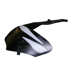 Copriserbatoio Bagster per Honda CBF 125 09-14 in similpelle nero con triangolo grigio