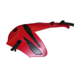 Copriserbatoio Bagster per Honda CBF 125 09-14 in similpelle rosso con triangolo nero