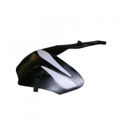 Copriserbatoio Bagster per Honda CBF 125 09-14 in similpelle nero con triangolo bianco