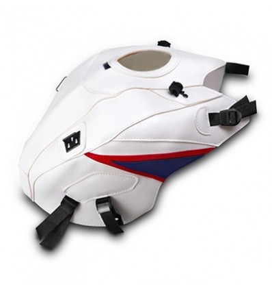Copriserbatoio Bagster per Honda CBR 125 e 250 11-14 in similpelle bianco, blu e rosso