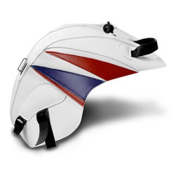 Copriserbatoio Bagster per Honda CBR 125 e 250 11-14 in similpelle bianco, rosso e blu