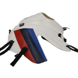Copriserbatoio Bagster per Honda CBR500 R 13-14 in similpelle bianco deco rosso e blu baltico