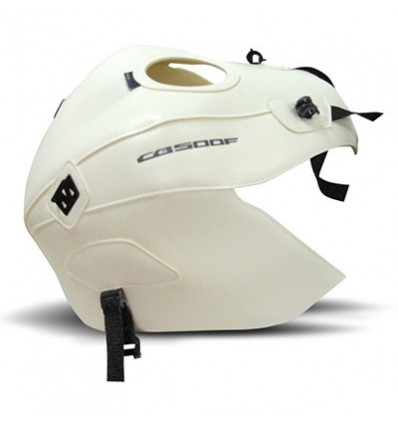 Copriserbatoio Bagster per Honda CB 500F 13-15 in similpelle bianco