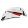 Copriserbatoio Bagster per Honda CBR 600 F 2011 in similpelle bianco con triangolo rosso e nero Copriserbatoio Bagster per Honda CBR 600 F 2011 in similpelle bianco con triangolo rosso e nero
