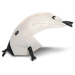 Copriserbatoio Bagster per Honda CB 650F dal 2014 in similpelle bianco