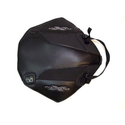 Copriserbatoio Bagster per Honda NC 700 X 2012 in similpelle nero e nero opaco