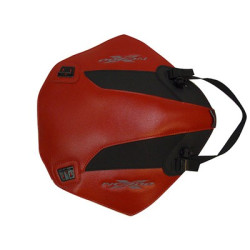 Copriserbatoio Bagster per Honda NC 700 X 2012 in similpelle rosso e nero opaco