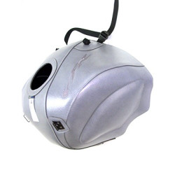 Copriserbatoio Bagster per Honda VFR 800 02-09 in similpelle grigio chiaro