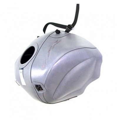 Copriserbatoio Bagster per Honda VFR 800 02-09 in similpelle grigio chiaro