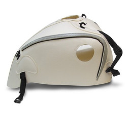 Copriserbatoio Bagster per Honda CB 1100 dal 2013 in similpelle bianco con deco grigio chiaro e nero