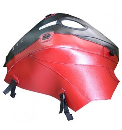 Copriserbatoio Bagster per Honda VFR 1200 F 10-13 in similpelle nero e rosso scuro