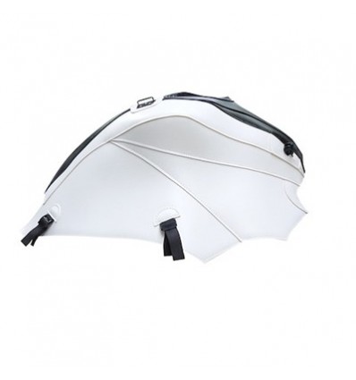 Copriserbatoio Bagster per Honda VFR 1200 F 10-13 in similpelle nero e bianco