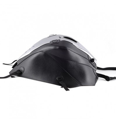 Copriserbatoio Bagster per Honda VFR 1200 F 10-13 in similpelle nero con strisce argento