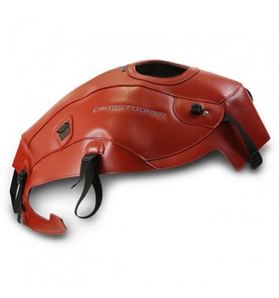Copriserbatoio Bagster per Honda Crosstourer 1200 in similpelle rosso scuro
