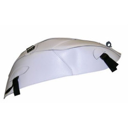 Copriserbatoio Bagster per Suzuki GSX-R 1000 09-16 in similpelle bianco