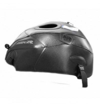 Copriserbatoio Bagster per Suzuki GSX-R 1000 09-16 in similpelle nero e nero opaco