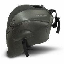 Copriserbatoio Bagster per Yamaha YZF R125 08-18 in similpelle nero opaco e grigio cielo