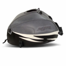 grigio acciaio, nero e deco bianco