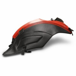 Copriserbatoio Bagster per Ducati Diavel 1200 dal 2011 in similpelle carbonio e strisce rosse
