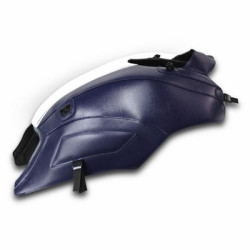 Copriserbatoio Bagster per Ducati Diavel 1200 dal 2011 in similpelle blu e strisce bianche