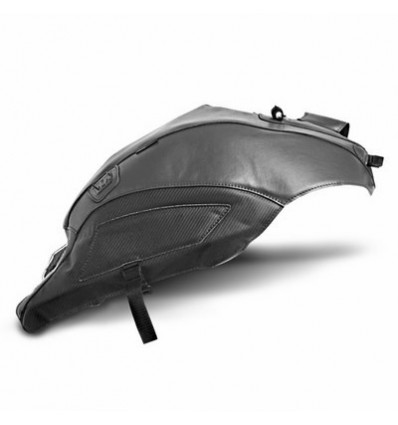 Copriserbatoio Bagster per Ducati Diavel 1200 dal 2011 in similpelle grigio spazio e carbonio