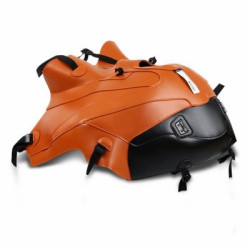 Copriserbatoio Bagster per Moto Guzzi NTX Stelvio 11-18 in similpelle zucca e nero