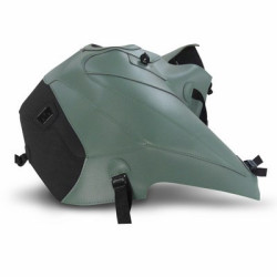 Copriserbatoio Bagster per Moto Guzzi NTX Stelvio 11-18 in similpelle verde petrolio e nero opaco