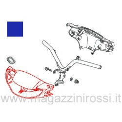 Carenatura faro per Honda Dio ZX dal 1997 blu metallizzato