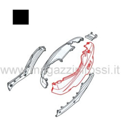 Fiancata laterale sx nera Honda ZX fino 2000