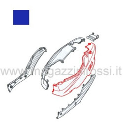 Fiancata laterale sx blu Honda ZX fino 2000