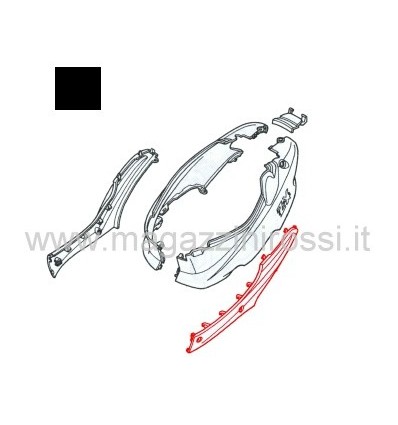 Bandella sx nera Honda ZX Bandella sx nera Honda ZX