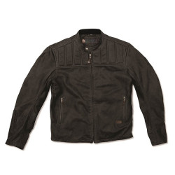 Giacca da moto in pelle Roland Sands Design mod. ENZO COAL Giacca da moto in pelle Roland Sands Design mod. ENZO COAL