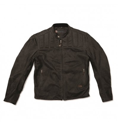 Giacca da moto in pelle Roland Sands Design mod. ENZO COAL Giacca da moto in pelle Roland Sands Design mod. ENZO COAL