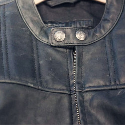 Giacca da moto in pelle Roland Sands Design mod. ENZO COAL Giacca da moto in pelle Roland Sands Design mod. ENZO COAL