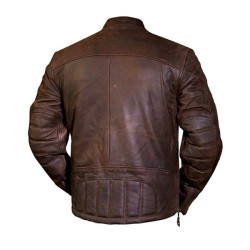Giacca da moto in pelle Roland Sands Design da uomo mod. ENZO MAHOGANY Giacca da moto in pelle Roland Sands Design da uomo mod. ENZO MAHOGANY