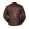 Giacca da moto in pelle Roland Sands Design da uomo mod. ENZO MAHOGANY Giacca da moto in pelle Roland Sands Design da uomo mod. ENZO MAHOGANY