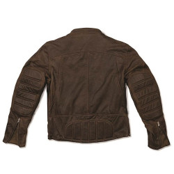 Giacca da moto in pelle Roland Sands Design da uomo mod. ENZO MAHOGANY Giacca da moto in pelle Roland Sands Design da uomo mod. ENZO MAHOGANY