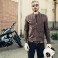 Giacca da moto in pelle Roland Sands Design da uomo mod. ENZO MAHOGANY Giacca da moto in pelle Roland Sands Design da uomo mod. ENZO MAHOGANY
