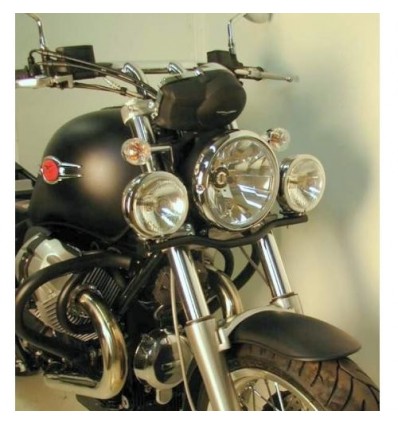 Coppia fari anteriori Hepco & Becker per Guzzi Bellagio cromati Coppia fari anteriori Hepco & Becker per Guzzi Bellagio cromati