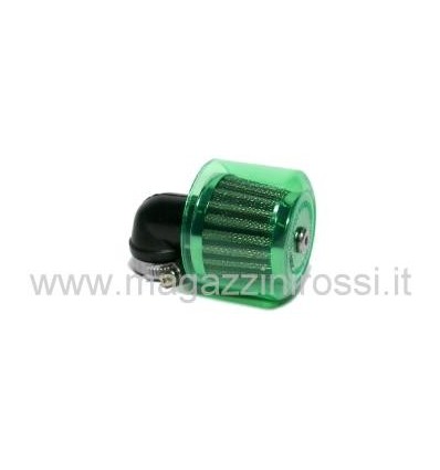 Filtro aria Kitaco inclinato 90° verde Filtro aria Kitaco inclinato 90° verde