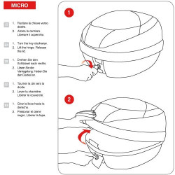 Bauletto Givi Monolock E300 da 30 litri nero Bauletto Givi Monolock E300 da 30 litri nero