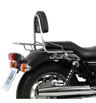 Schienalino Hepco & Becker con portapacchi per Honda VT750 S e VT750 RS cromato Schienalino Hepco & Becker con portapacchi per Honda VT750 S e VT750 RS cromato