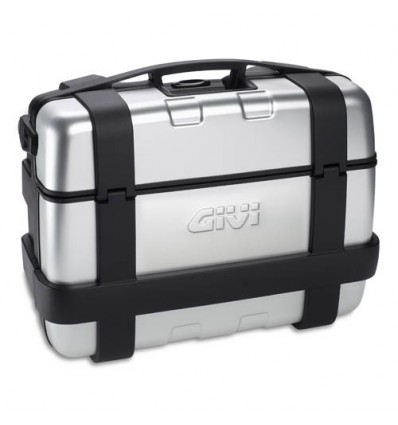 Valigia rigida Givi TRK33N Trekker da 33 litri nero alluminio