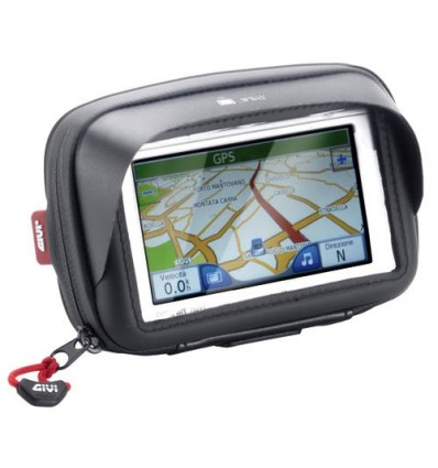 Porta smartphone e navigatori 3,5 pollici Givi S952B a sgancio rapido per manubrio moto Porta smartphone e navigatori 3,5 pollici Givi S952B a sgancio rapido per manubrio moto