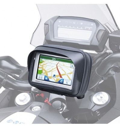 Porta smartphone e navigatori 3,5 pollici Givi S952B a sgancio rapido per manubrio moto Porta smartphone e navigatori 3,5 pollici Givi S952B a sgancio rapido per manubrio moto